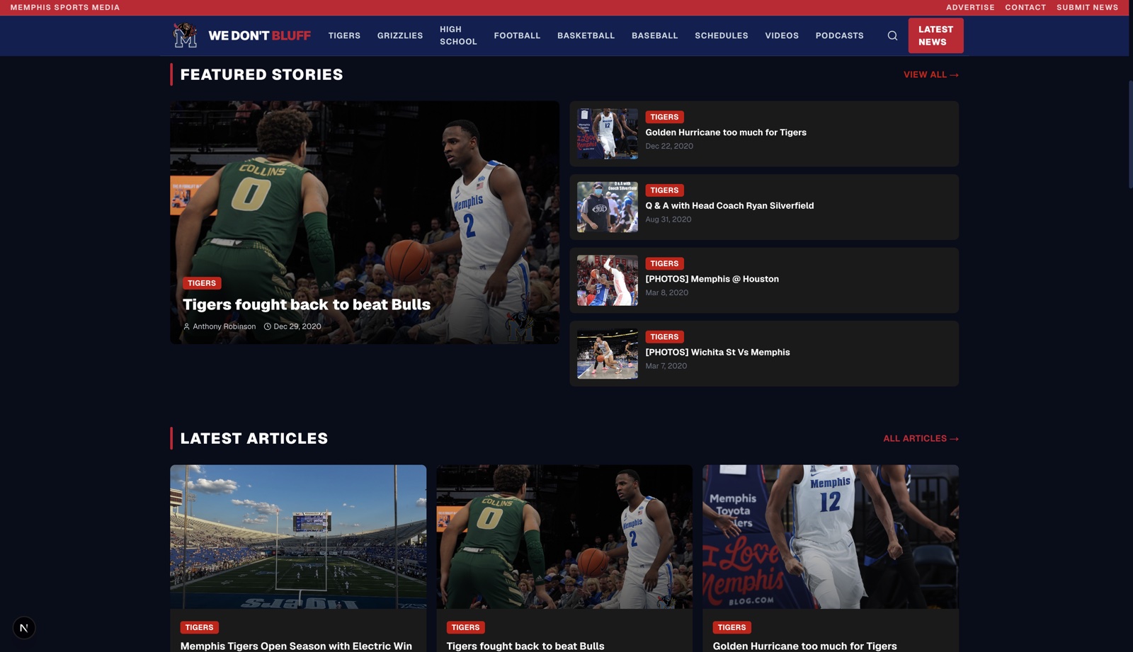 We Don’t Bluff website